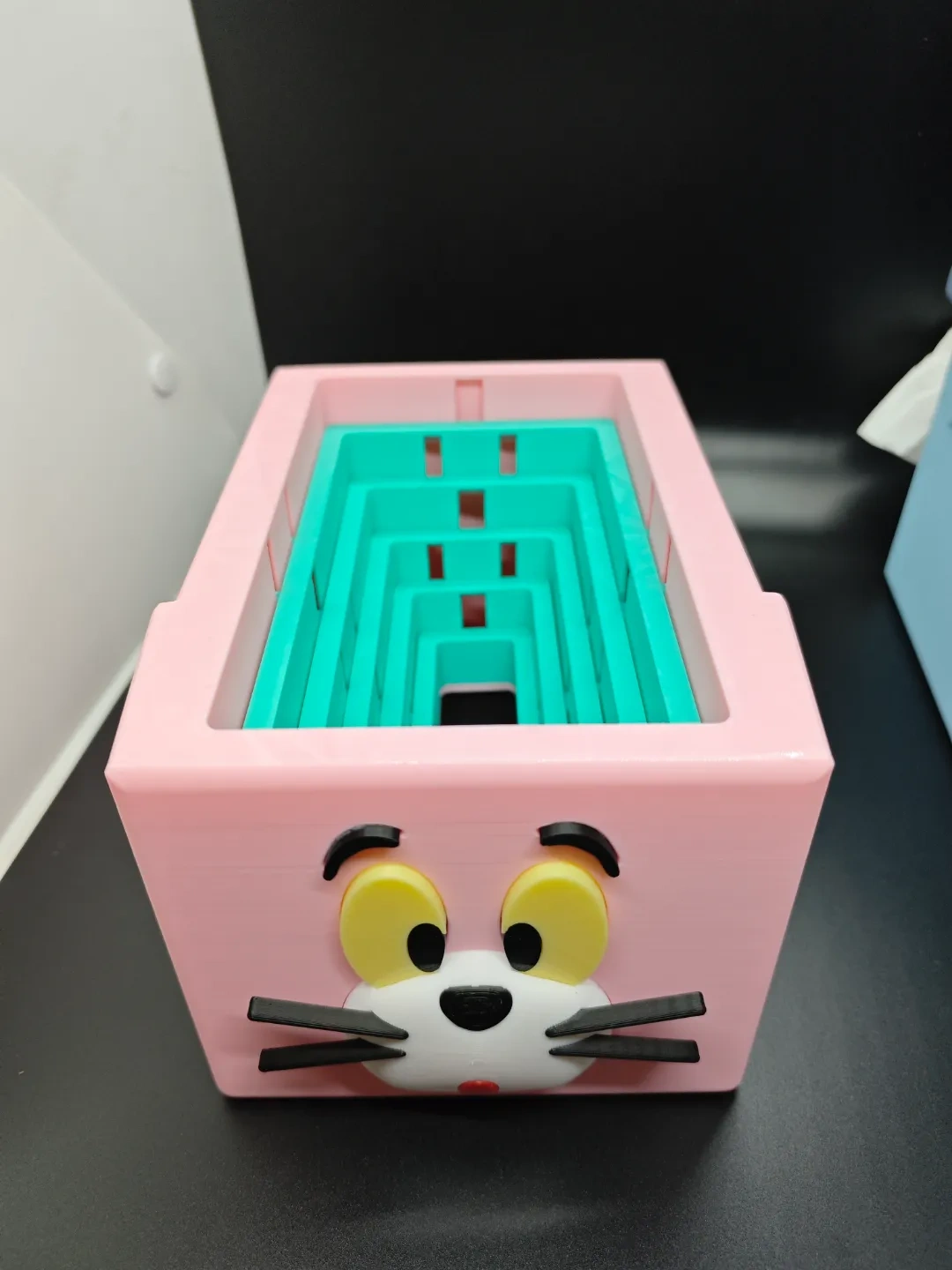 Miniatura 3 do modelo 3D 下沉式汤姆猫纸巾盒