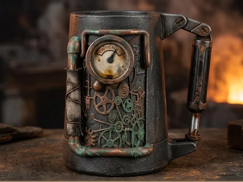 Steampunk can cozy