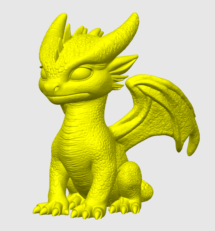 Miniatura 2 do modelo 3D Cute Fire Dragon
