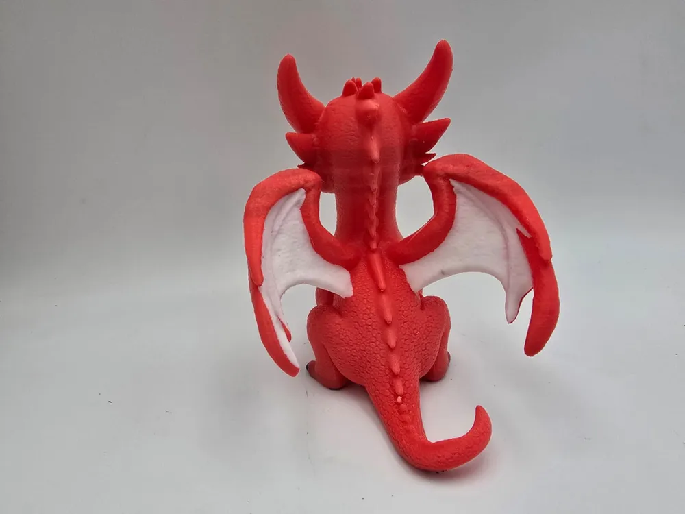 Cute Fire Dragon - Free 3D Print Model - MakerWorld