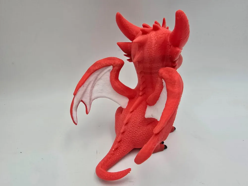Cute Fire Dragon - Free 3D Print Model - MakerWorld