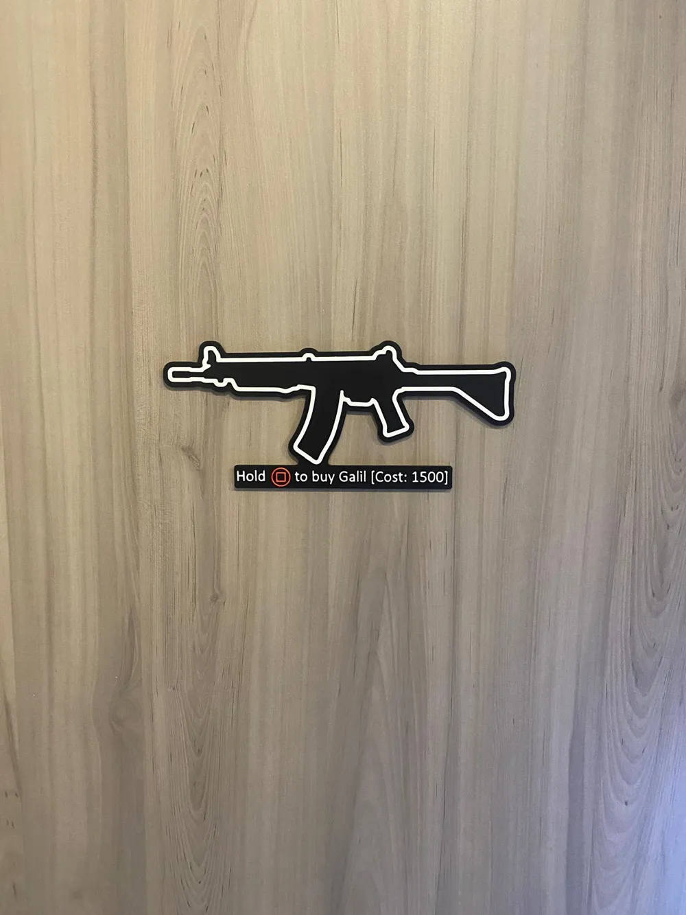 Call of Duty Zombie Wallbuy Galil - Free 3D Print Model - MakerWorld