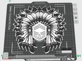 Air Force CMSgt Headdress v3
