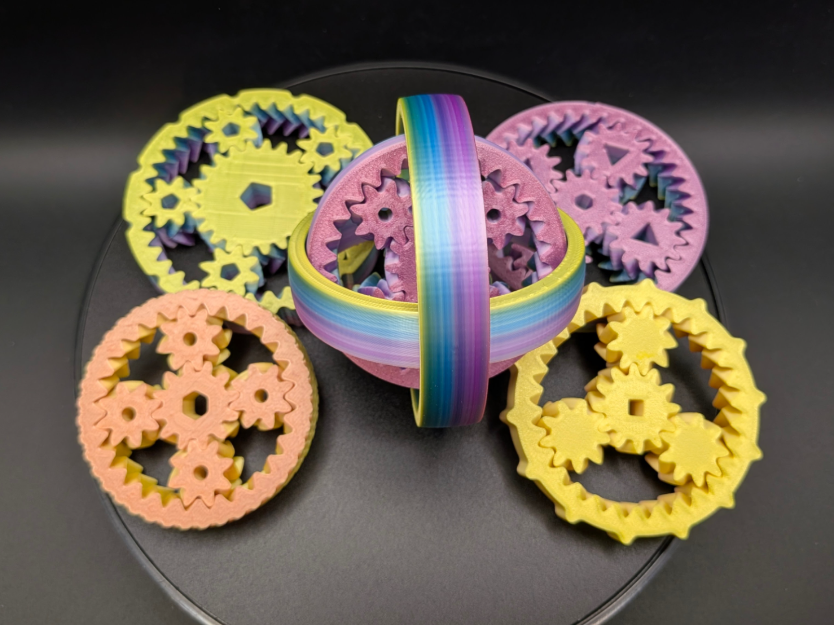 Customizable Parametric Planetary Fidget