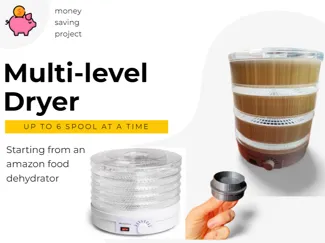 Multi-Filament Dryer for 3D Printing Spool