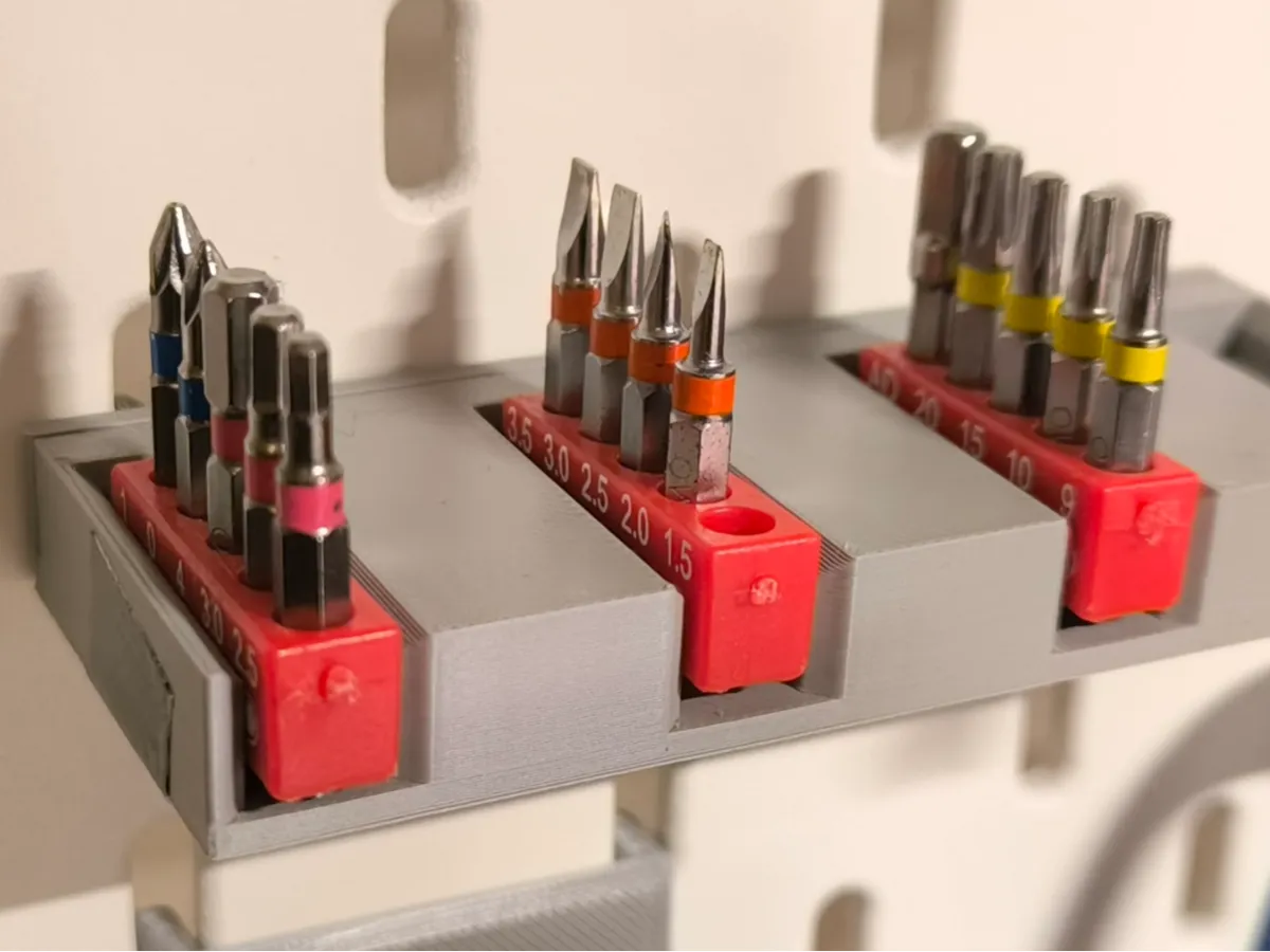Skadis small bit holder - Free 3D Print Model - MakerWorld