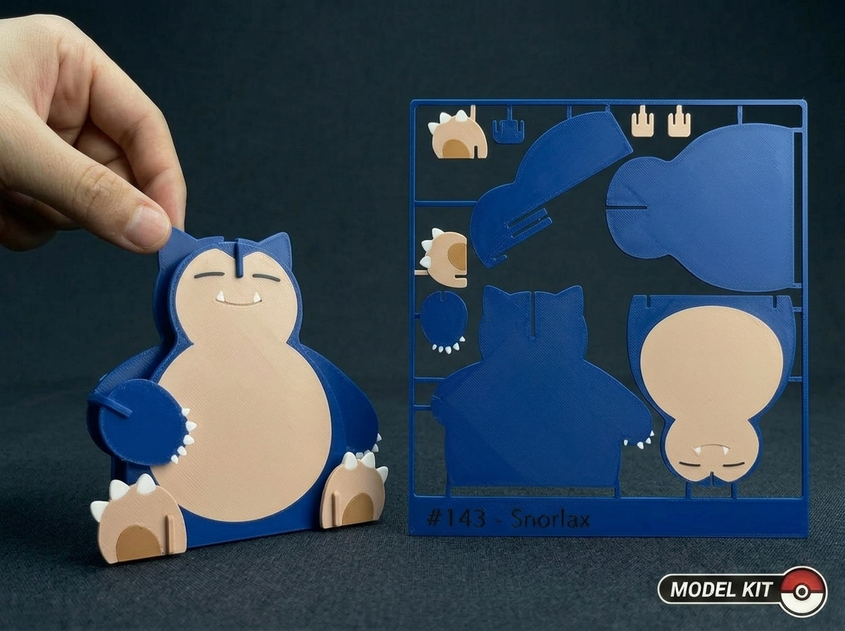 Pokemon #143 - Snorlax kit card - 1