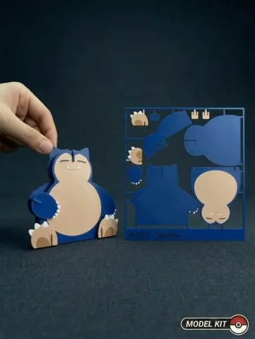 Figura decorativa: Pokemon #143 - Snorlax kit card — vista de referencia 2