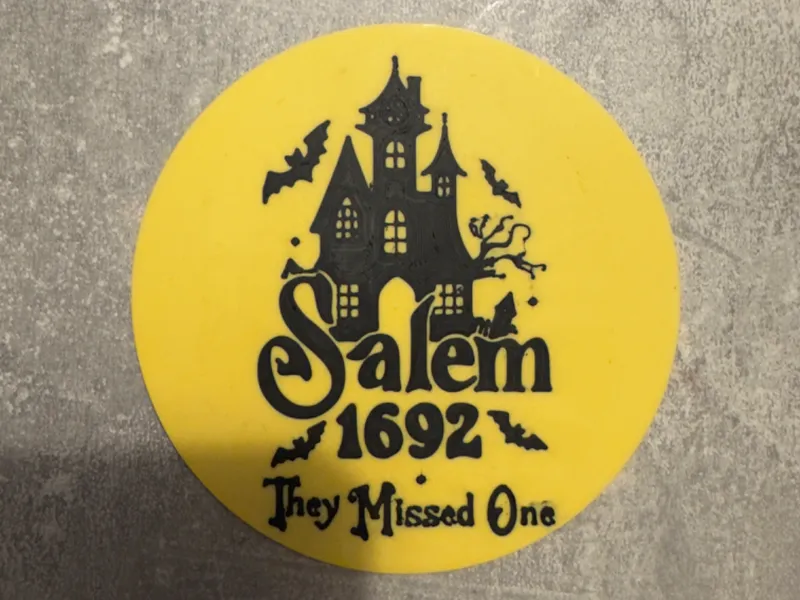 Witch Halloween Coaster, Salem 1692