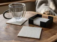 Coasters with holder - 1-color print, 0.2mm layer