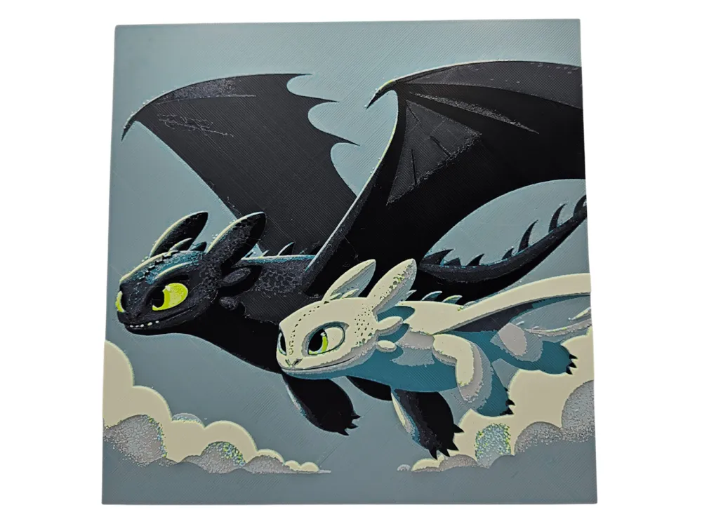 Toothless & Light Fury (How To Train Your Dragon)