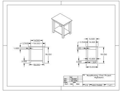 Mini Nightstand - Scalable 
