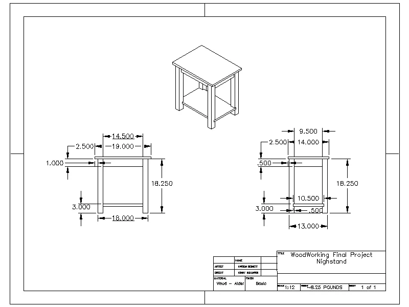 Mini Nightstand - Scalable 