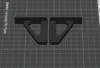 Further optimize the triangular bracket to cover the wires