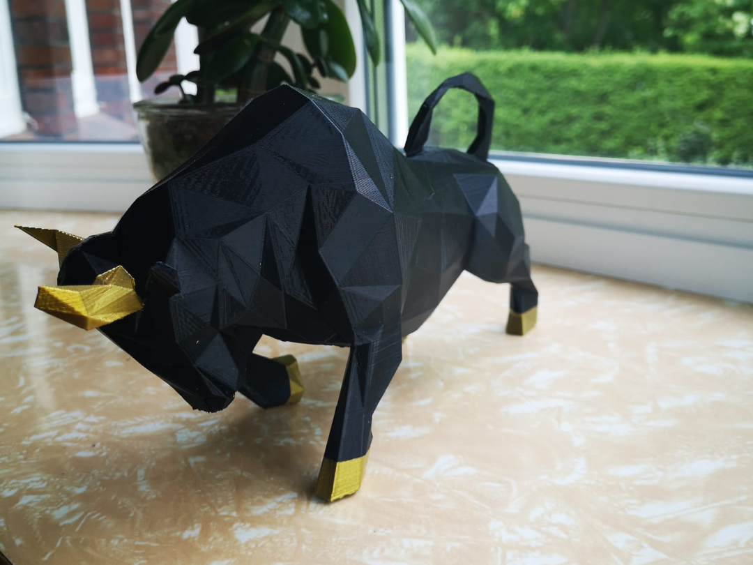 BULL LOW POLY