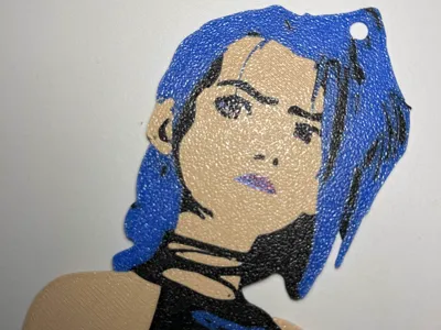 Jinx (Arcane) keychain