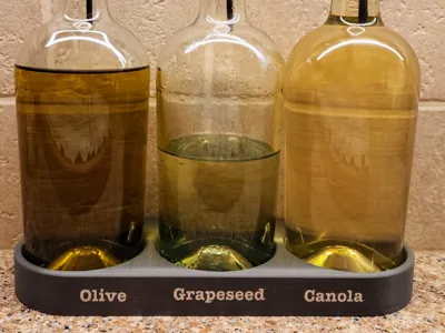 Kitchen Oil/Vinegar Bottle Holder