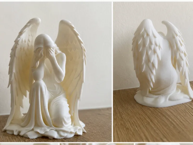 Crying Angel Sculpture