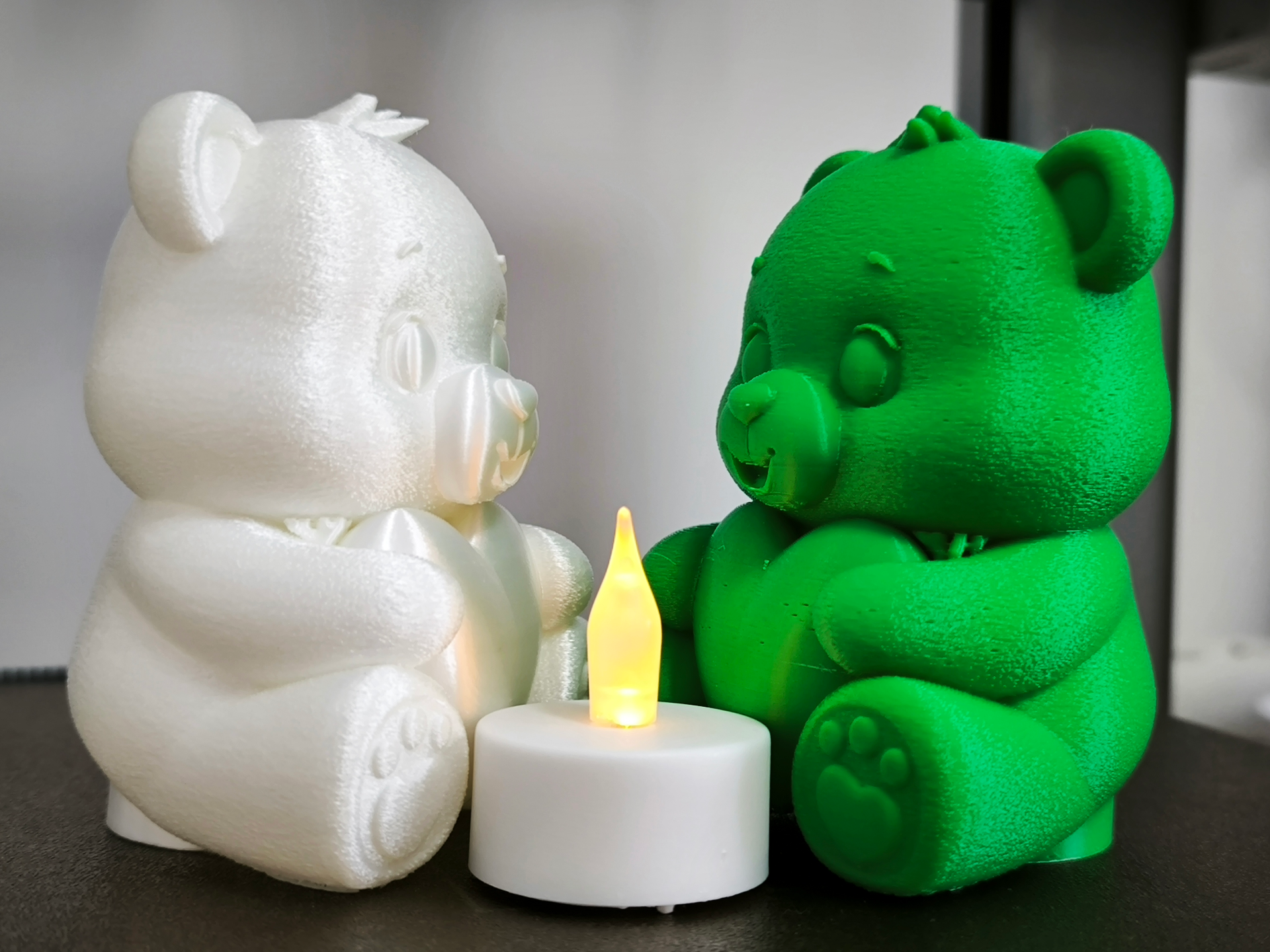 Teddy Bear Heart Lamp for LED Tealight