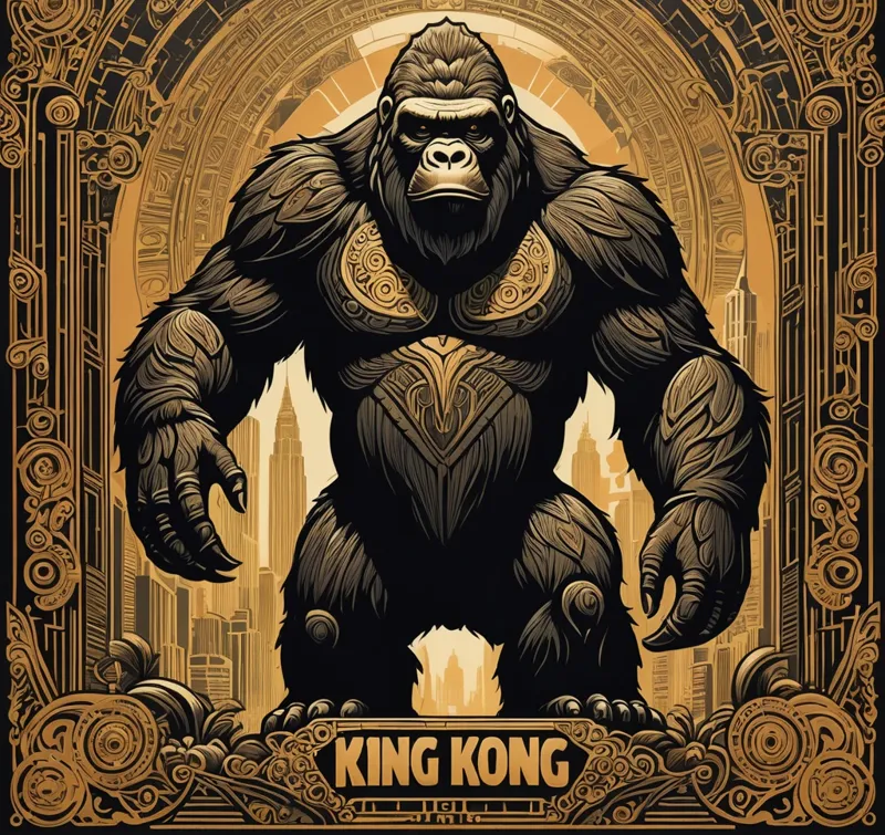 King Kong - HueForge SteamPunk City