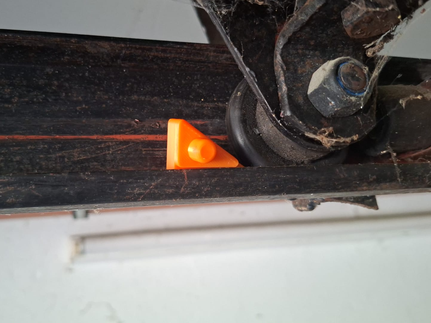 Garage Door Maintenance Safety Wedge / Rail Block