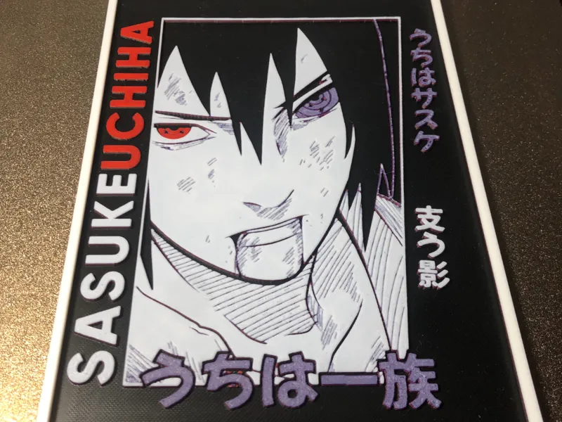 HueForge – Sasuke Uchiha