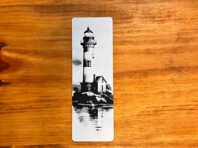 Lighthouse Bookmark Hueforge