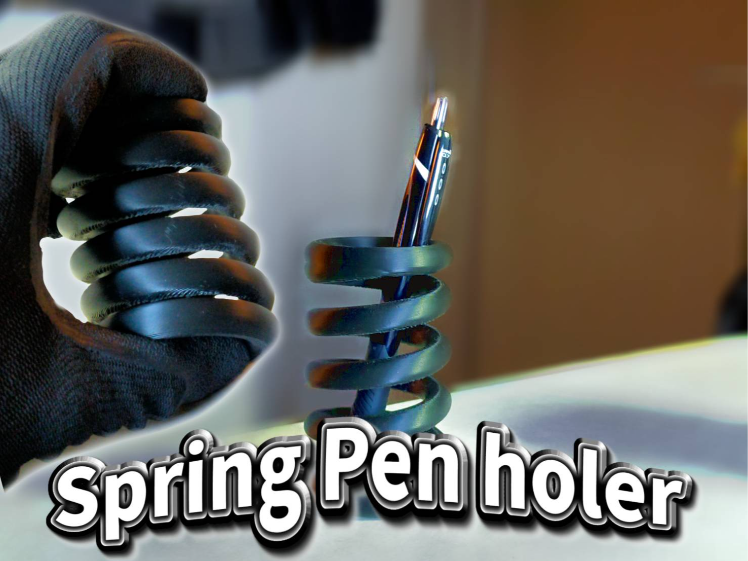 Big Spring Pen Holder - Fidget toy