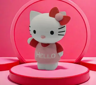 Hello Kitty 4-Color Print