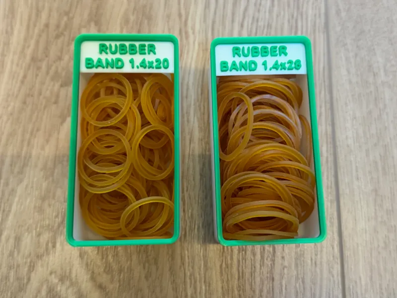 Rubber Band Gridfinity Bin (2×1×5)