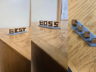 BEST BOSS EVER Ambigram