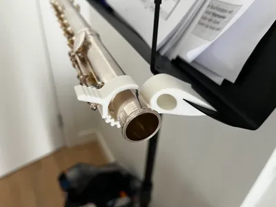Flute hooks for note stand