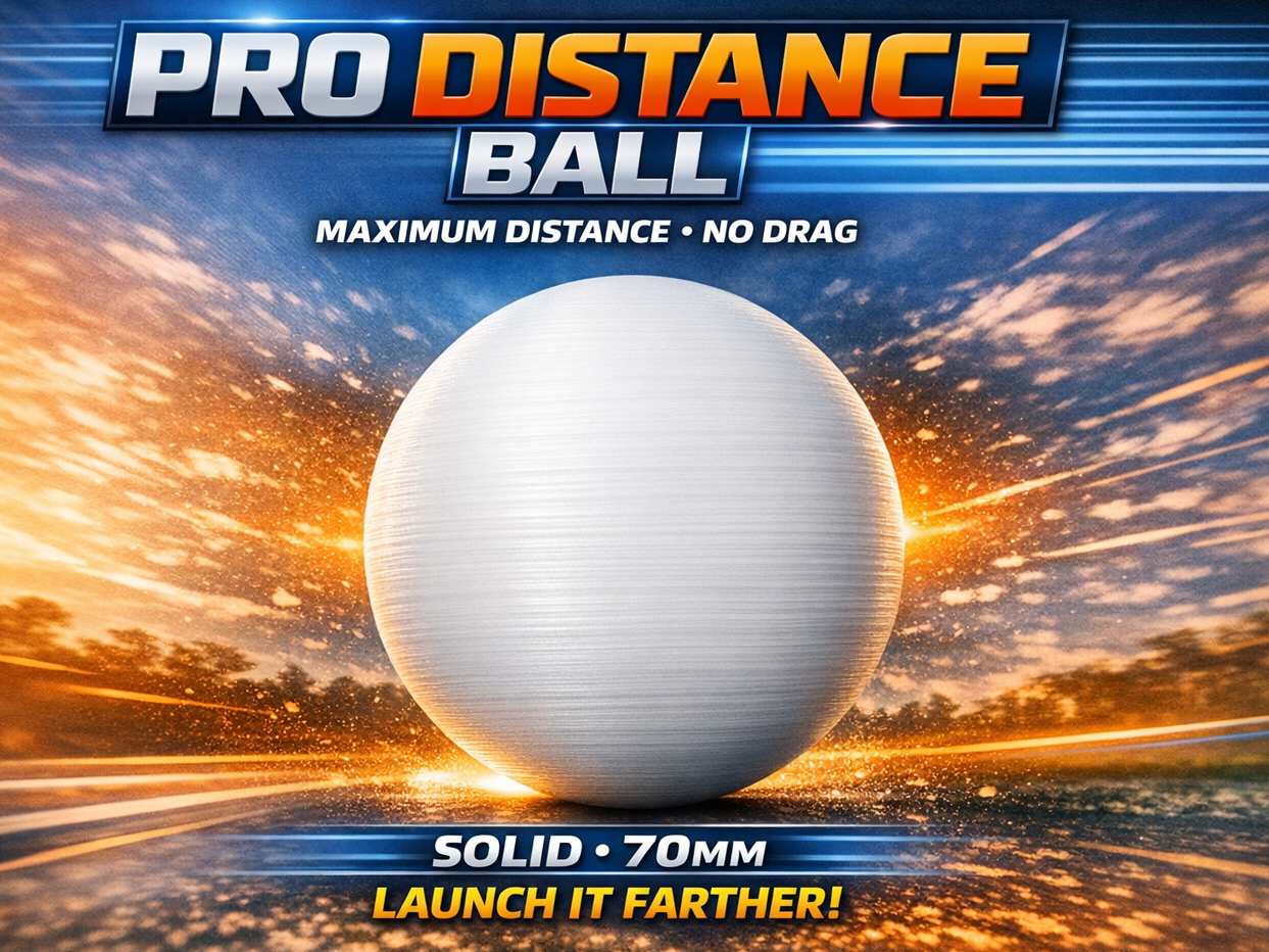 No-Drag Wiffle Ball - Max Distance