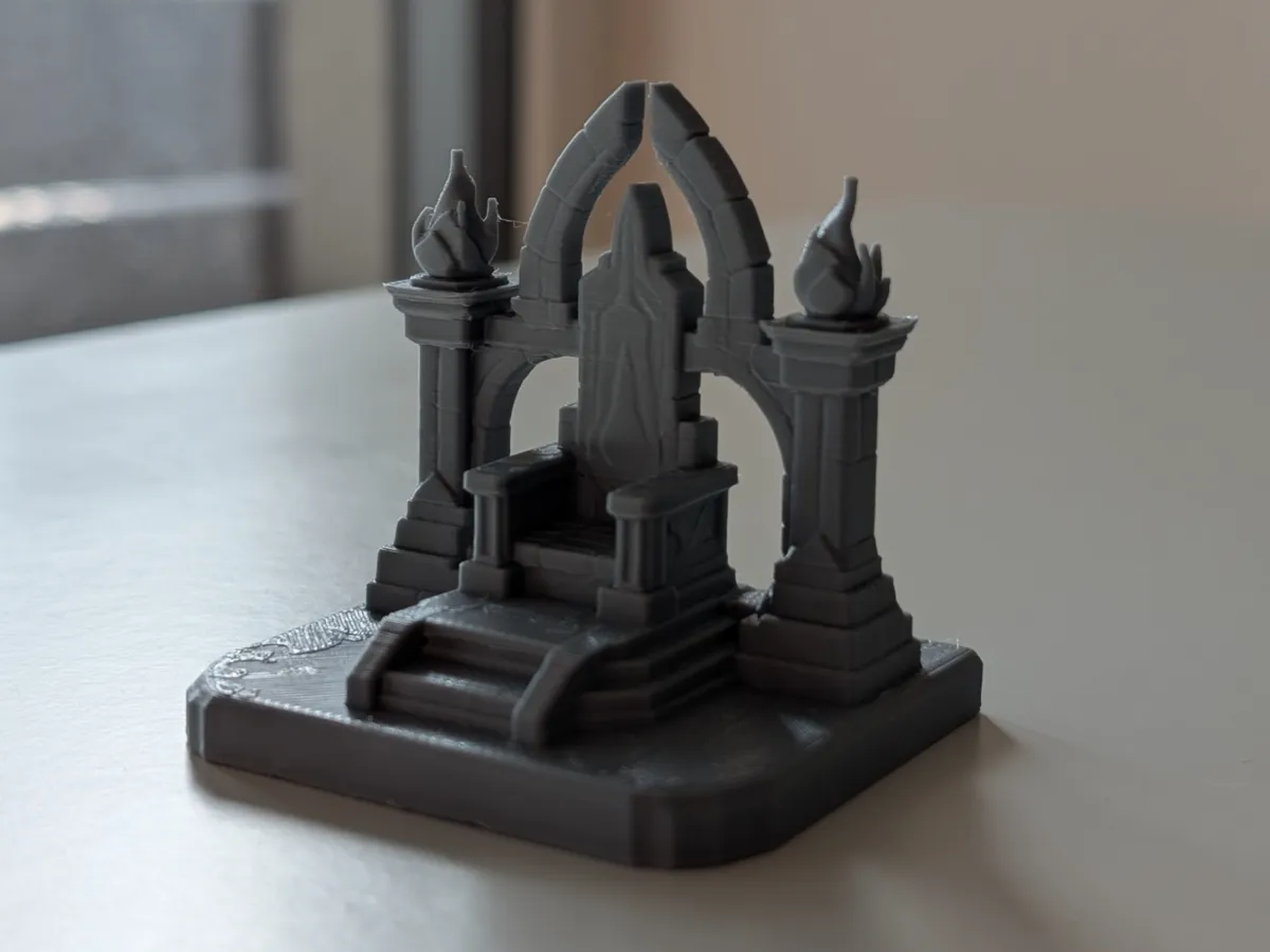 Cadeau décoratif de collection de trône de bureau de conception spéciale