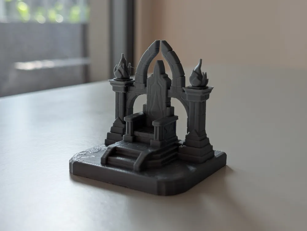 Cadeau décoratif de collection de trône de bureau de conception spéciale