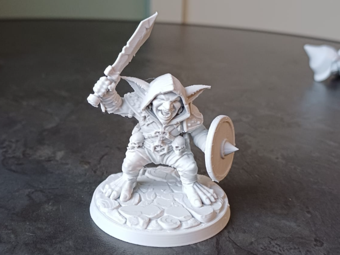 Goblin Warrior with Sword and Shield