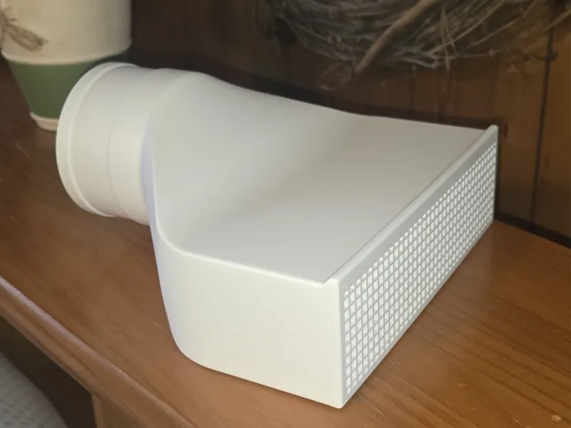 Squared Window Vent with Screen