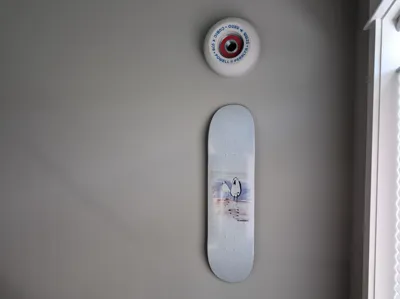 Skateboard wall mount