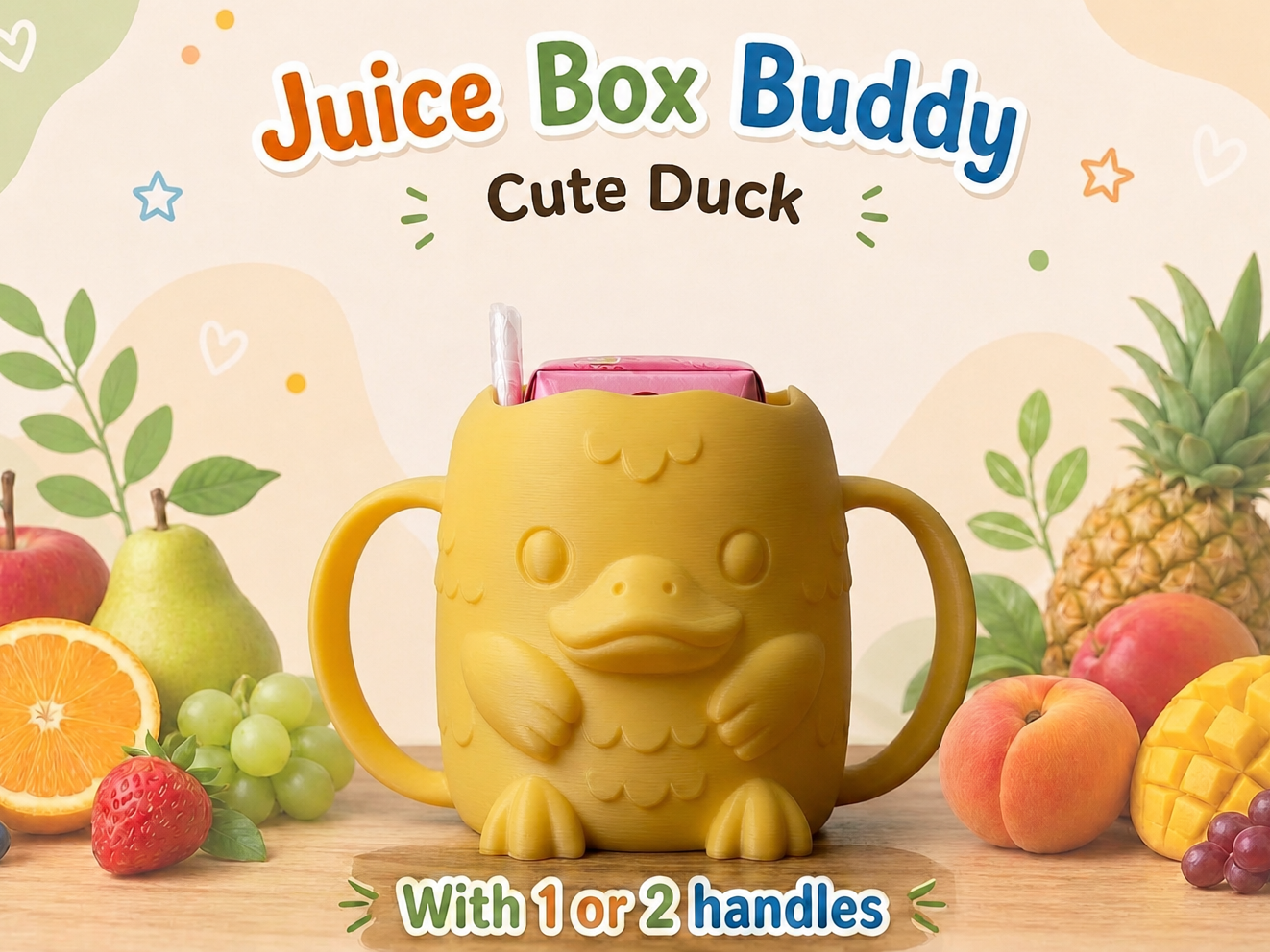 Duck Juice Box Buddy Holder