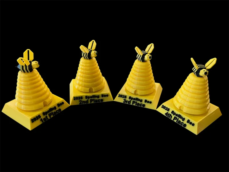 Spelling Bee Trophy 1st - 4th Place