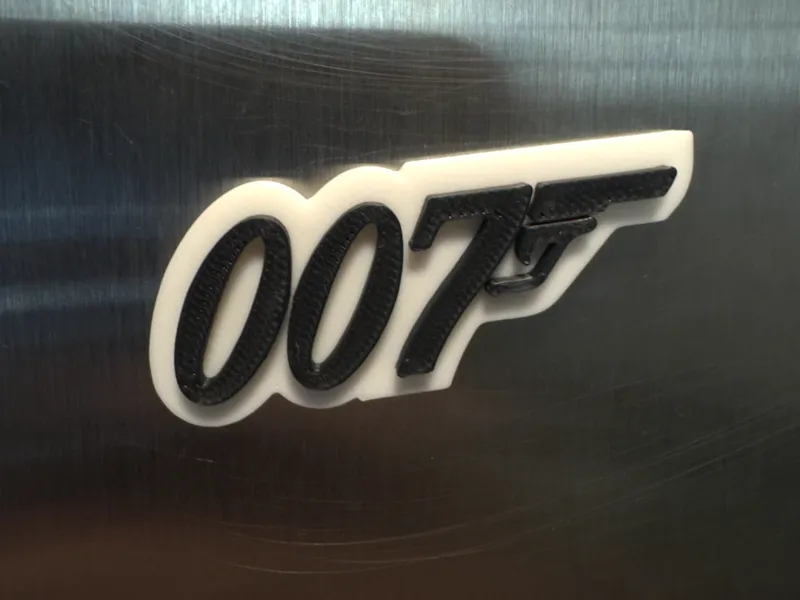 007 James Bond Logo Fridge Magnet