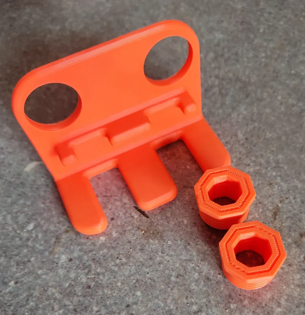Dual 150mm Clamp Holder - Multiboard (13mm Thread) - Free 3D Print ...
