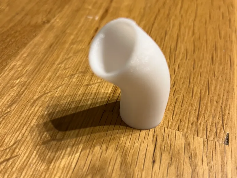 Coude 45°c 16 mm sans support 90° avec deux