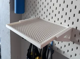IKEA SKÅDIS Large Shelf – Honeycomb