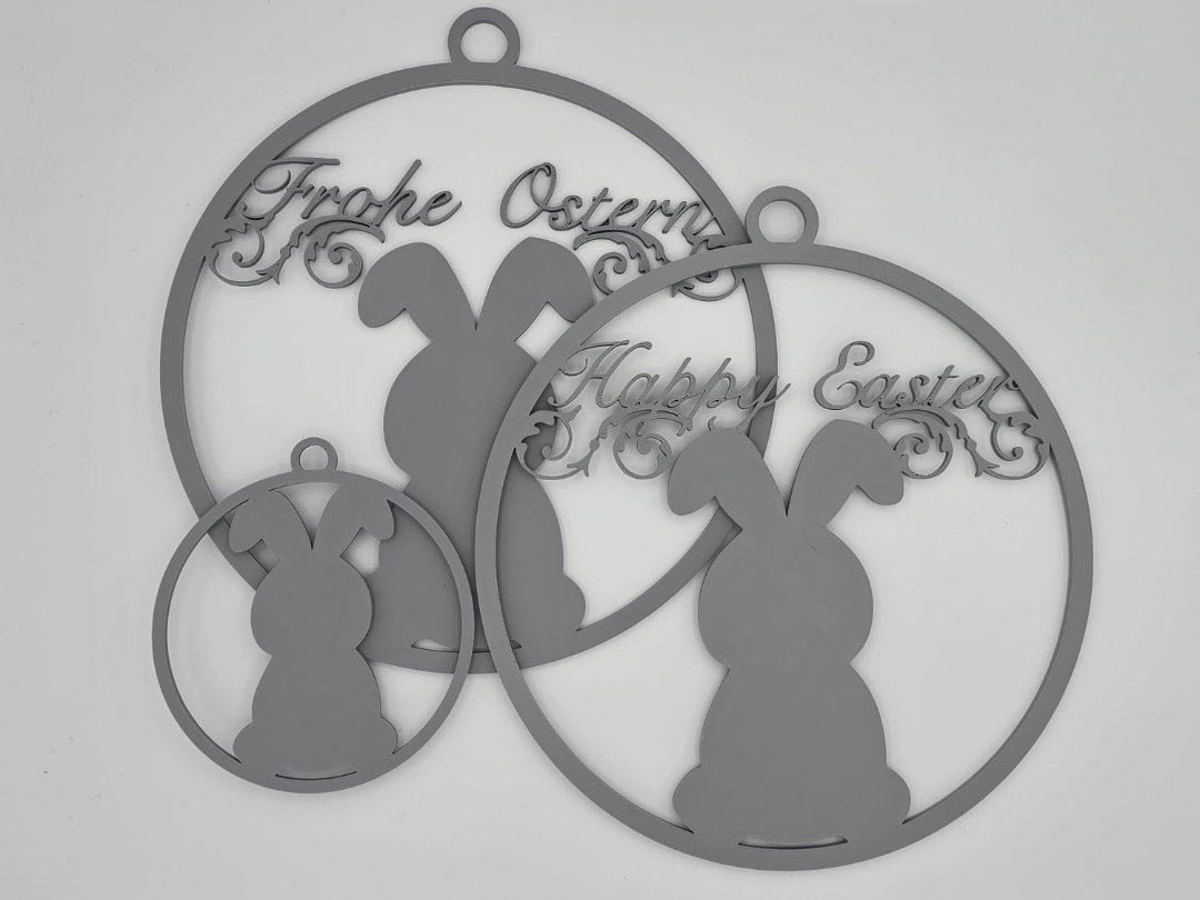 Ornaments / Loop Set - Frohe Ostern & Happy Easter