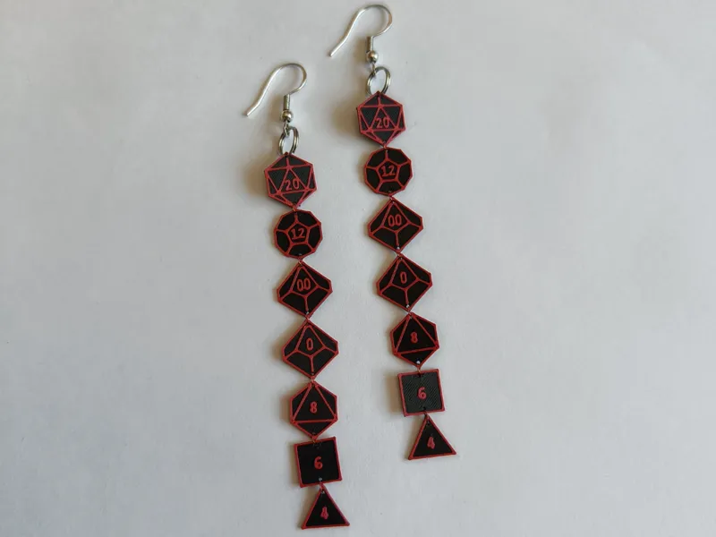 Diceset earrings