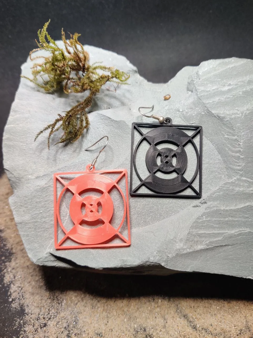 Axis earrings view 2