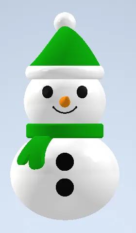 Cute roly-poly snowman(AMS VERSION)