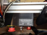 Label for spindle lock