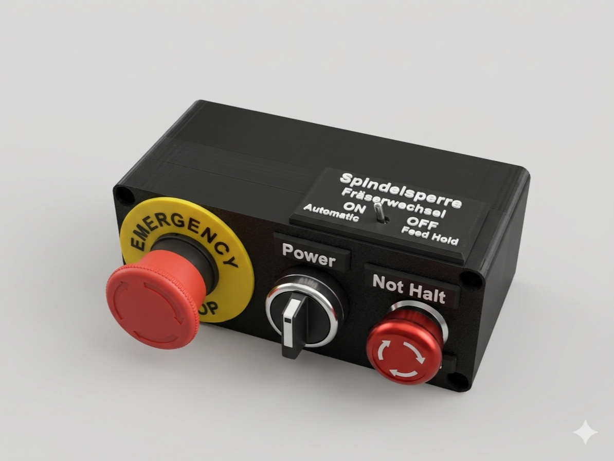 Emergency Stop & Power Control (60x60 Alu Profile)